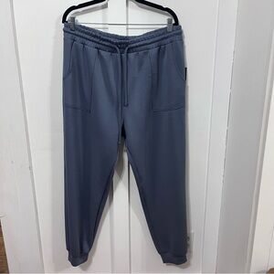 Thrive Societe Women’s Indigo Patch Pocket Jogger Blue/Gray Size XL